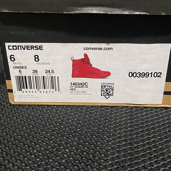 Mens Converse Hi Red sz 6 - Picture 6 of 7
